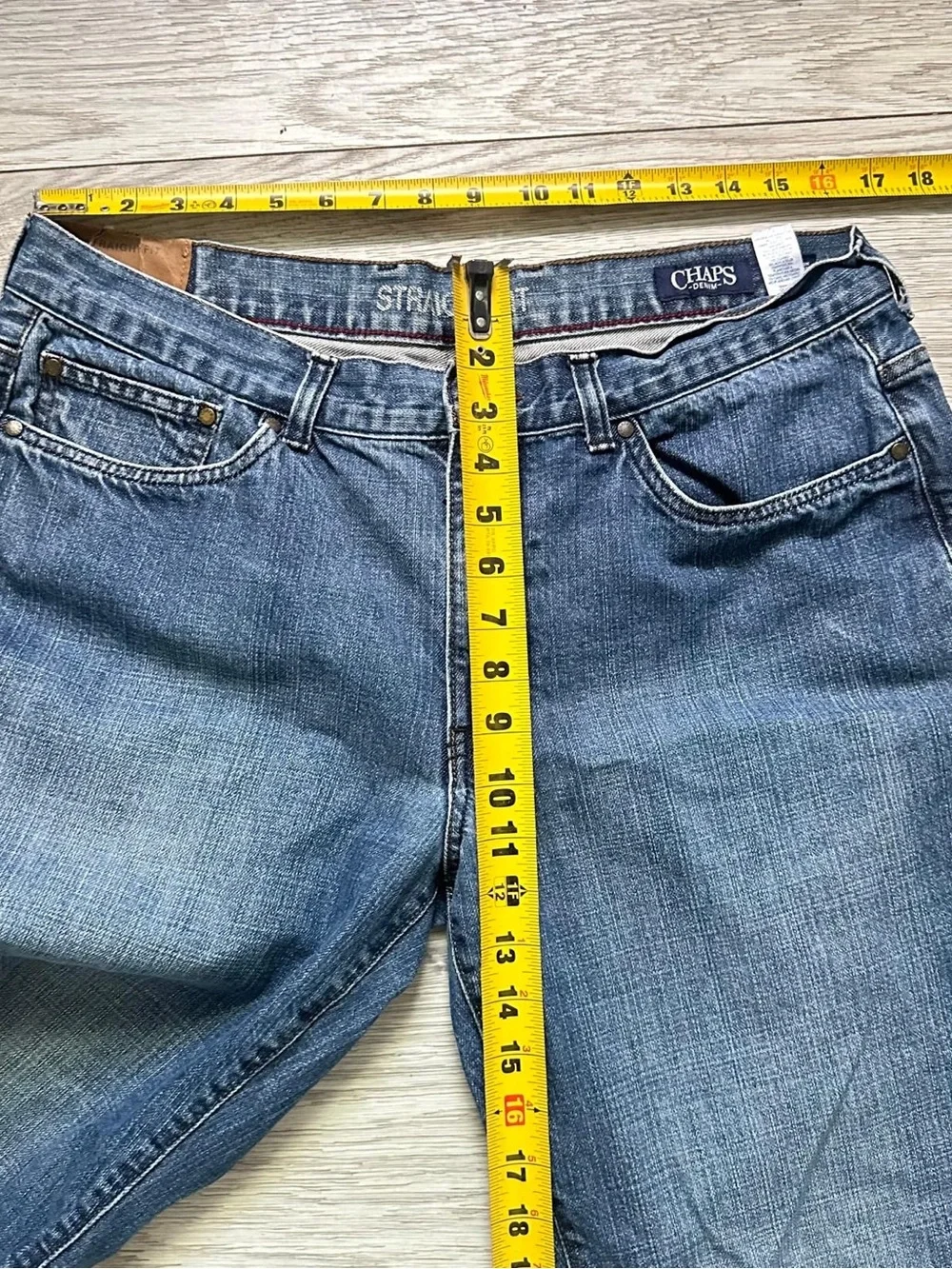 Chaps Straight Fit Denim Jeans Mens 36/30